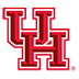 University of Houston® interlocking U of H red logo for the Go Pro Gear college collection of Go Pro Apparel