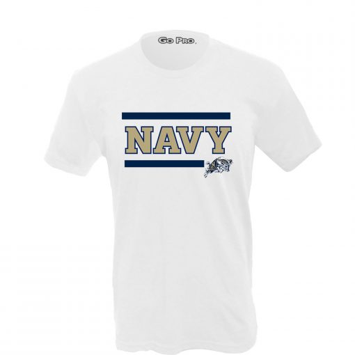 Go Pro NAVY Goat mascot Tee-Shirt