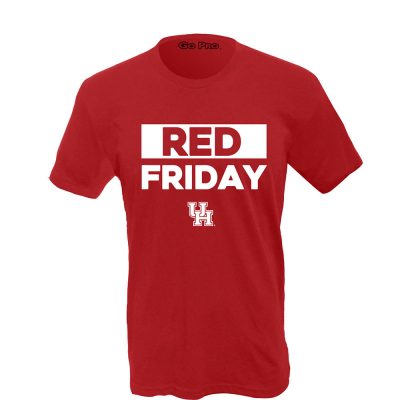 Red Friday University of Houston Crew Neck Tee-Shirt