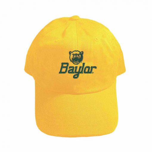 Baylor Bears Curved Bib Cap with Mascot 