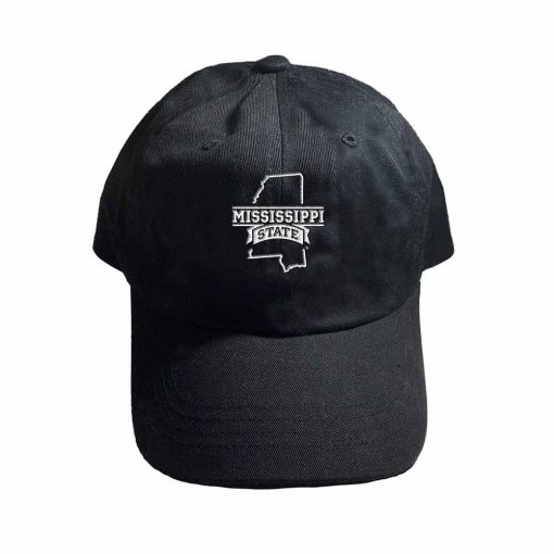 Mississippi State Black Curved Bib Cap By Go Pro